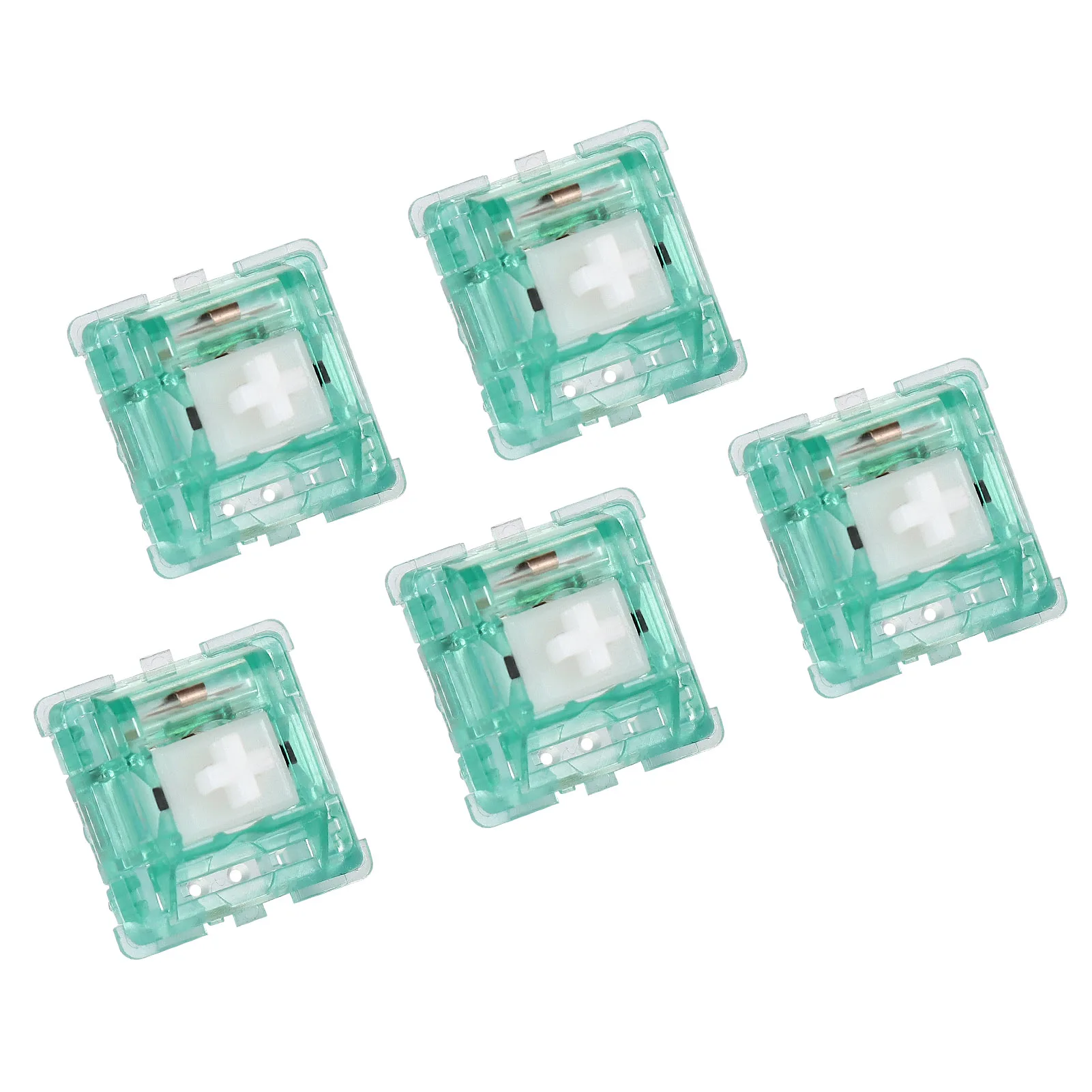 DUROCK T1 Silent Shrimp Taktiler Schalter 67g, 5-Pin Vorgetränkte Geräuschlose Schalter, Leiser Taktiler Schalter für MX Mechanische Tastatur – Detail 9