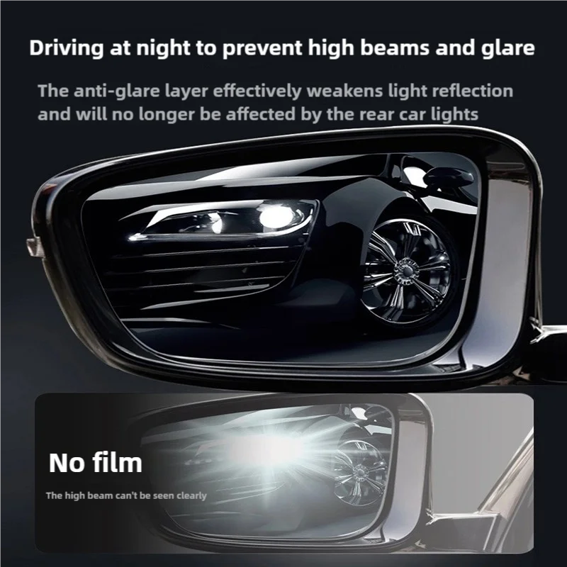 For Xpeng p7 22-25 Anti-Fog Anti-glare Rainproof Car Tuning Rearview Mirror Trim Film Cover Exterior Parts Car Glass Accessories