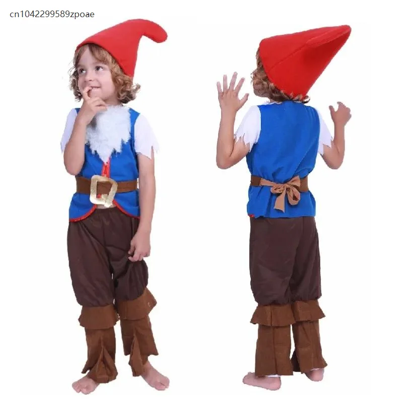 

Cosplay Mushroom Children's Costume Suit Girls Christmas Christmas Party Christmas Elf Boy Suit Stage Group Performance Costume