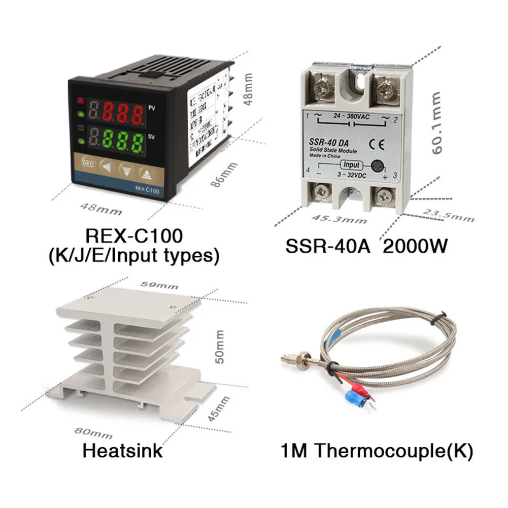 Digital Temperature Controller Digital Thermostat 110-220V Accurate Temperature Control For Temperature Adjustment