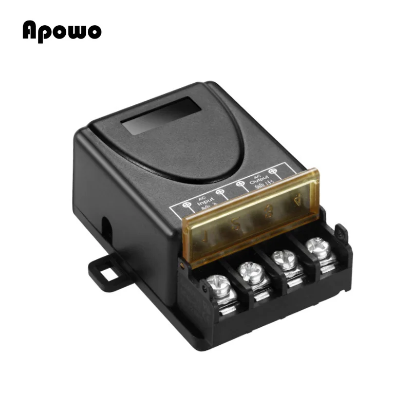 Rubrum AC 220V 30A 1CH 433MHz Wireless Remote Control Switch RF Relay Receiver + On/Off Transmitter For Electric Appliance Lamp