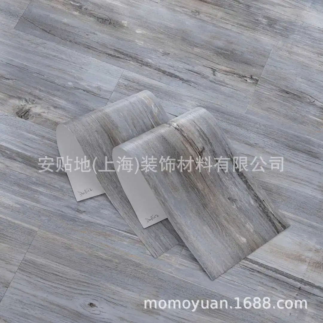 Waterproof Wood Grain Peel and Stick Floor Tiles Self Adhesive Removable Floor Stickers No Residue for Home Floor Renovation
