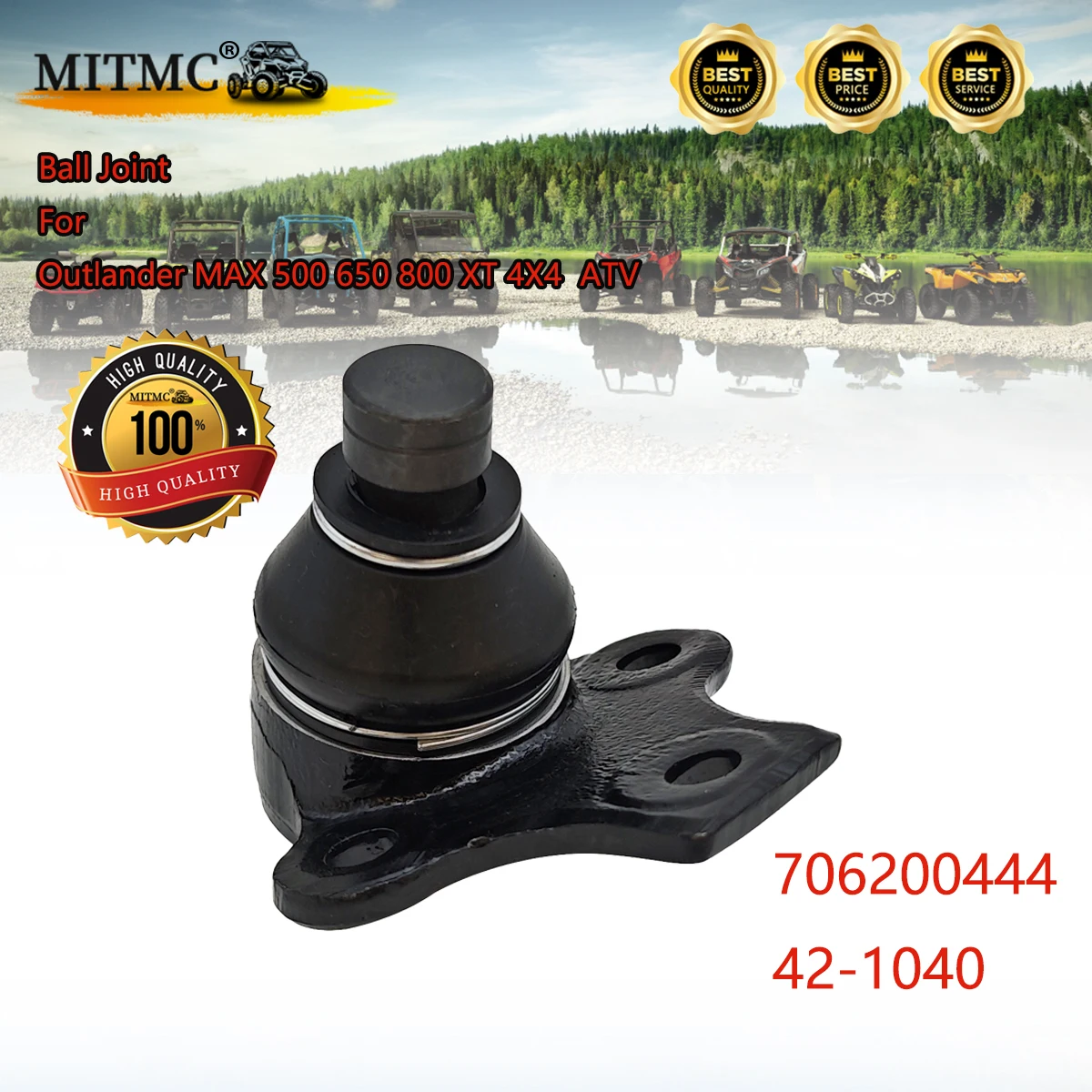 

Ball Joint For Outlander MAX 500 650 800 XT 4X4 2006-2008 ATV QUAD BIKE 706200444 42-1040