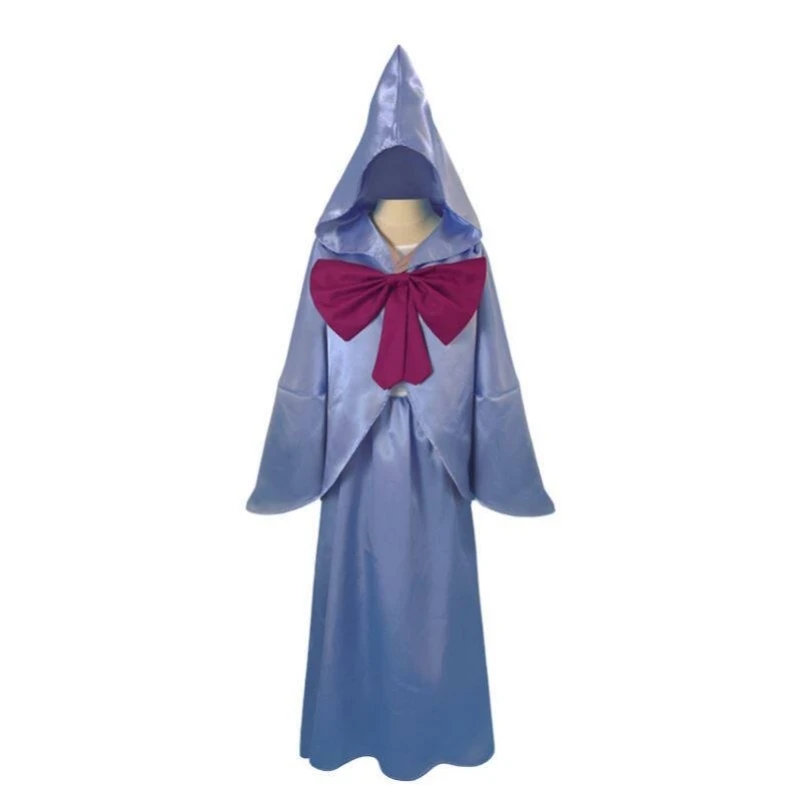 Nuevo disfraz de hada de Cenicienta, disfraz de madrina, vestido, capa para fiesta, Halloween, hecho a medida
