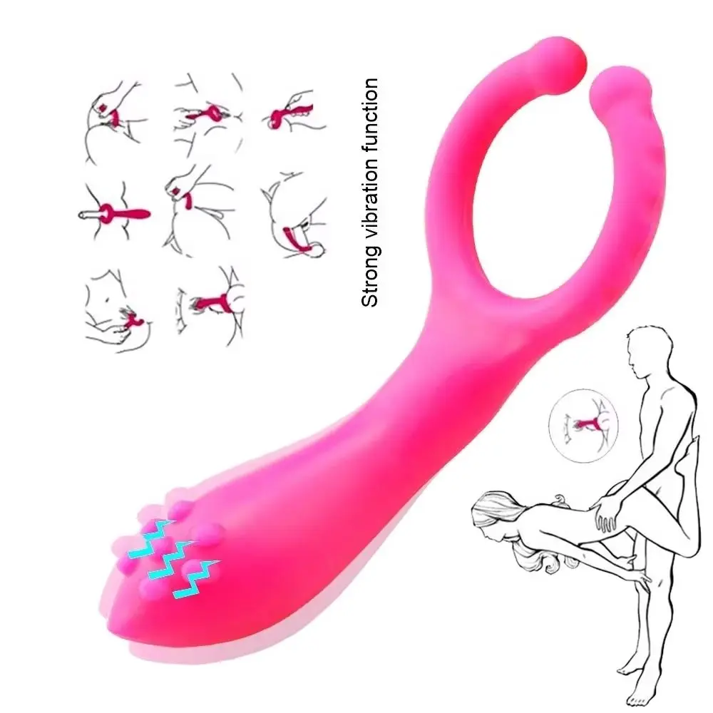 حلقة القضيب الهزاز محفز كليب هزاز تأخير القذف رجل الموزه G بقعة البظر الجنس لعب للأزواج الكبار 18 +