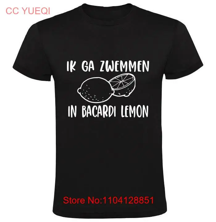 Bacardi Lemon Mens T Shirt Mart Hoogkamer summer hit folk singer long or short sleeves