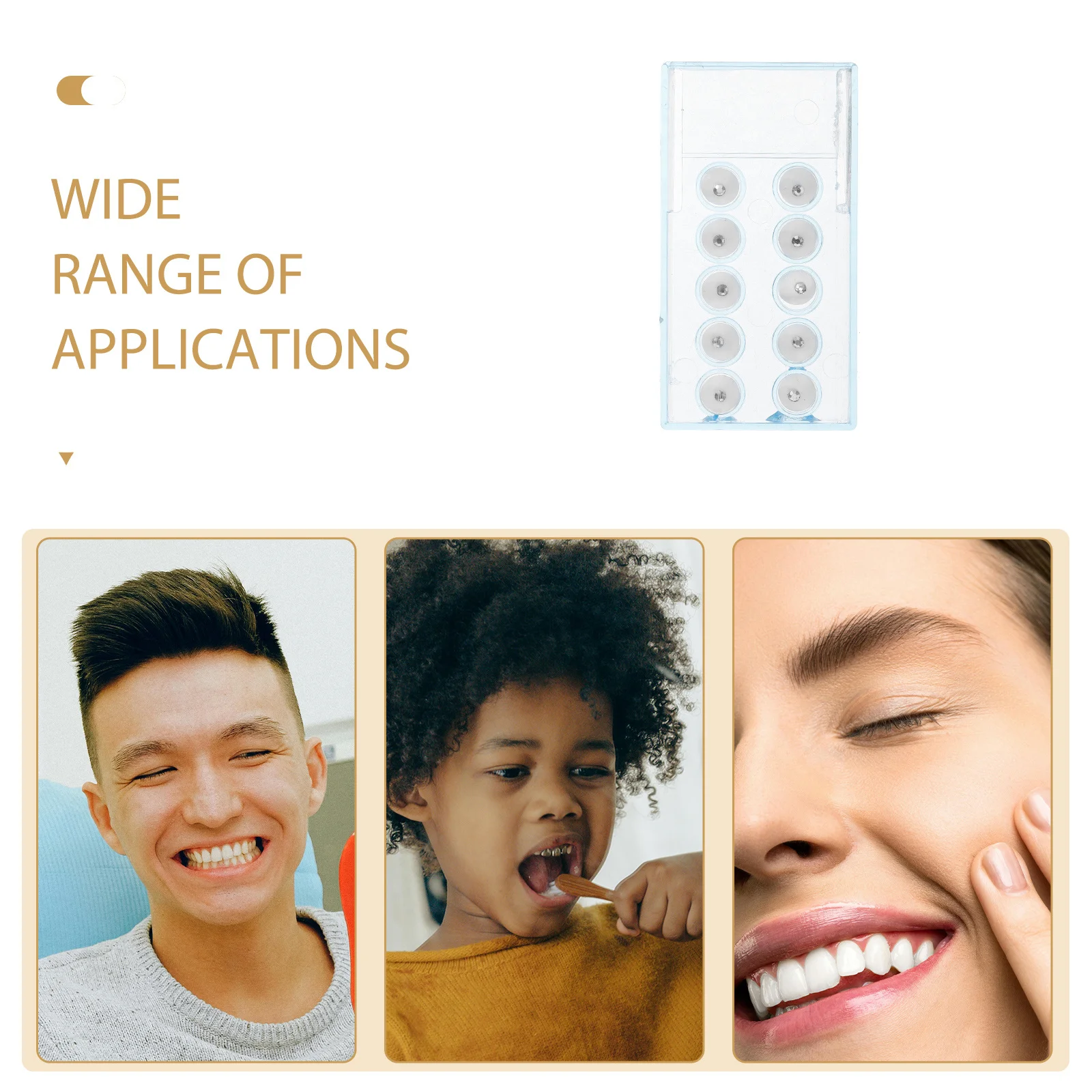 

10pcs Teeth Gems Rhinestone Tooth Jewelry Shining Dental Decor For Women Sparkly Kit Cosplay Hip Hop Accessories