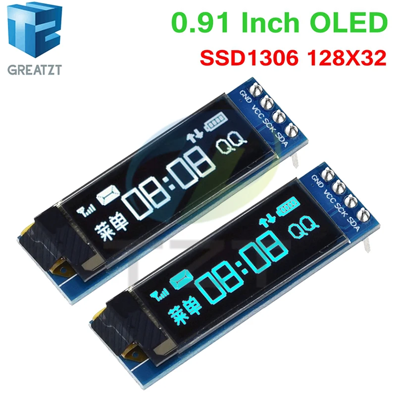GREATZT 0.91 Inch OLED Module 0.91