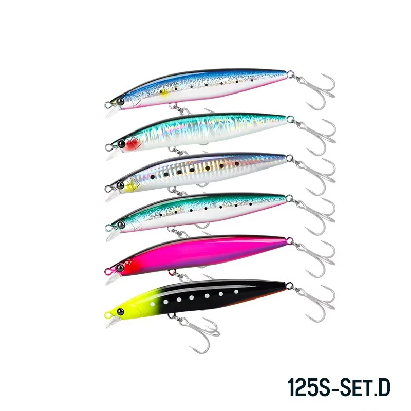 Tsurinoya sinkende Elritze Stinger 125s 125mm 28g 6 stücke Set kostenlos ihshore Angeln Versand Angel box künstliche haltbare große Köder