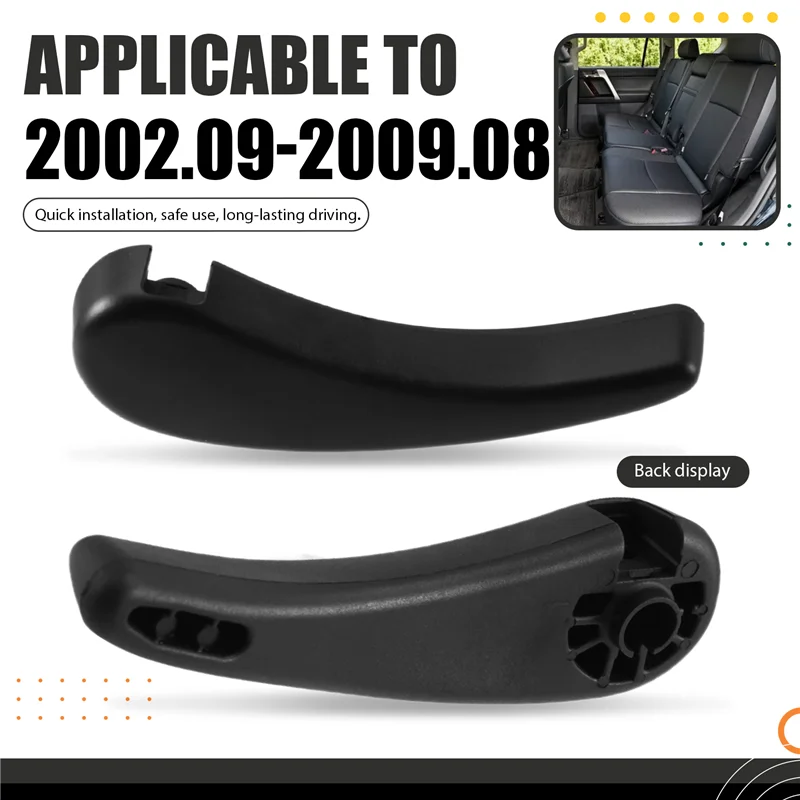

1 Pair Car Seat Back No. 2 Reclining Adjuster Release Handle For Land Cruiser Prado 02- 09 72525-60090-C0 72526-60060-C0