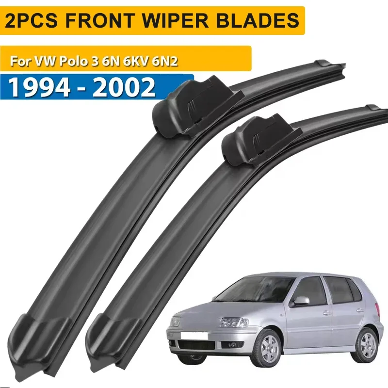 

Wiper LHD Front Wiper Blades For VW Polo 3 6N 6KV 6N2 1994 - 2002 Windshield Windscreen Window Car Rain Brushes 21"+21"