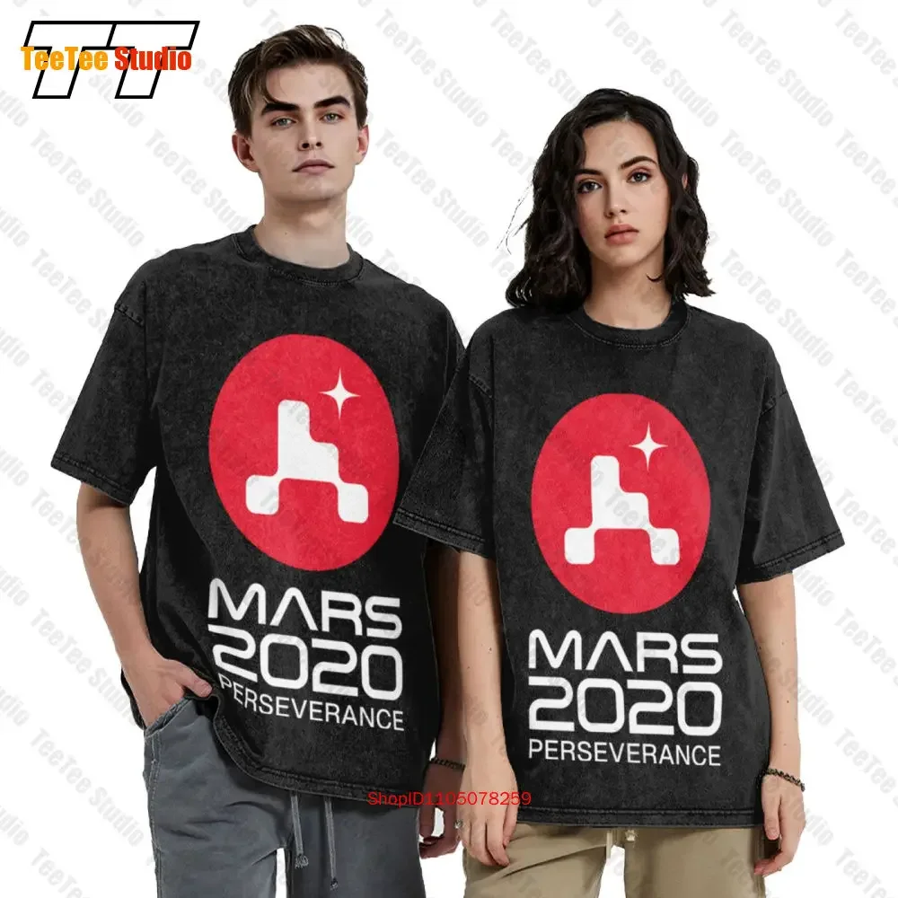 Mars 2020 Perseverance Rover Mission Patch Logo Camisa unisex S9HH