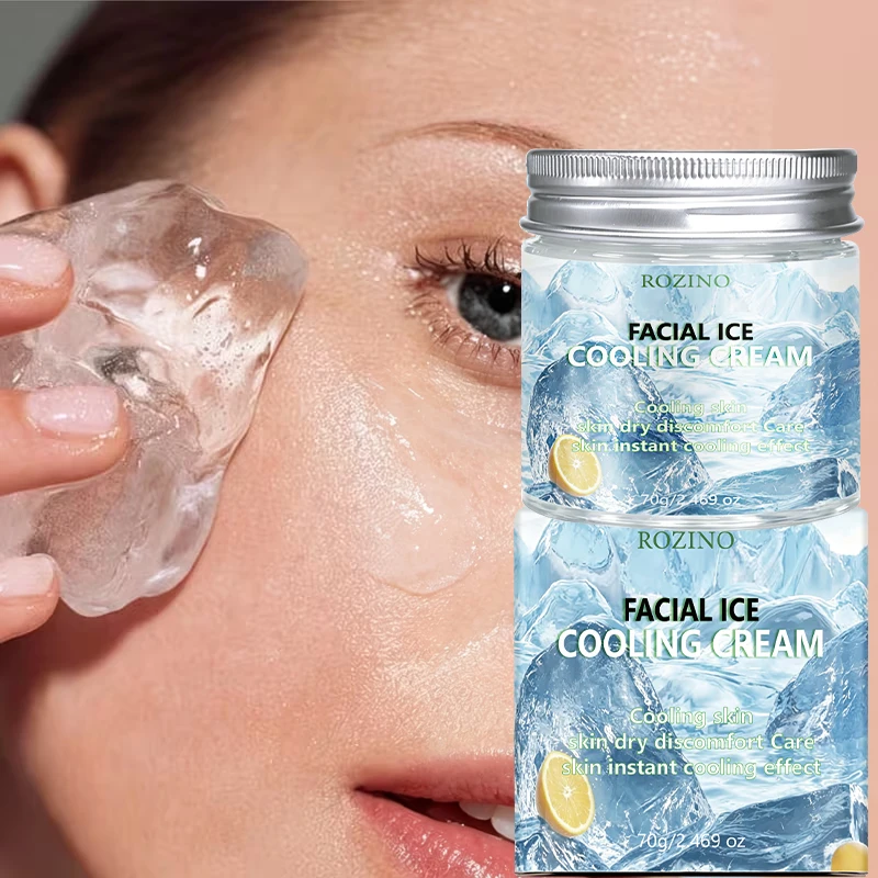 ROZINO Cooling Face Cream provides deep hydration, keeping the skin moist and plump, stabilizing the skin's condition, preventing dryness, redness, and heat, and giving the skin a radiant glow. Suitable for daily use
