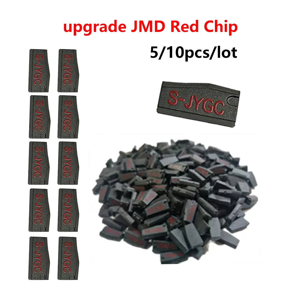 

5 10pcs/lot Car Key Chip upgrade JMD Red Chip for Handy Baby Transponder Chip for ID 46/47/48/4C/4D/G/T5