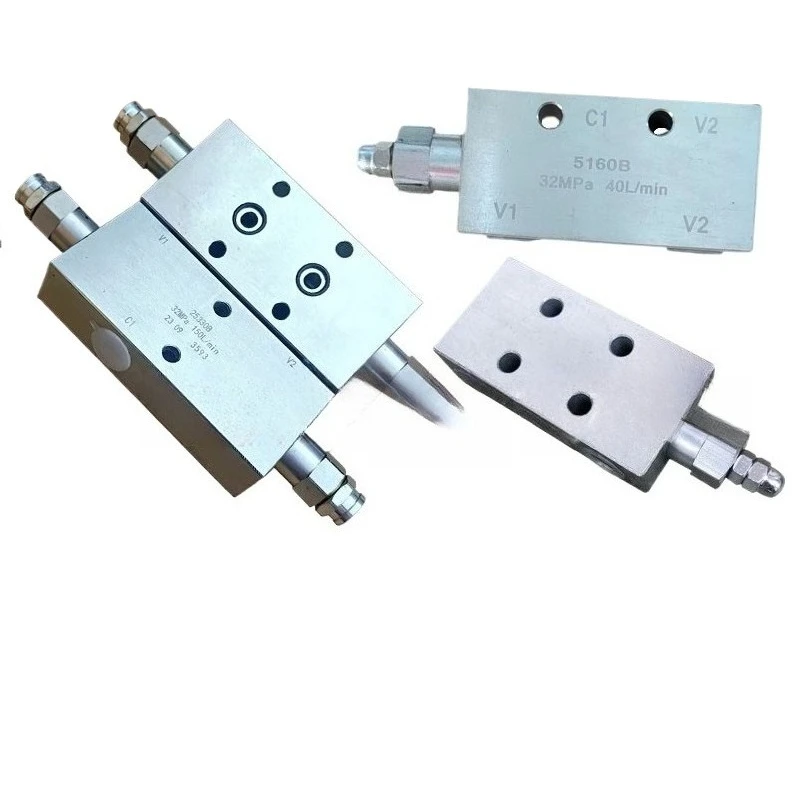 For Tubular Plate Balance wo-way Hydraulic  Engineering Equipment Accessories Oil Cylinder Pressure Retaining Valve