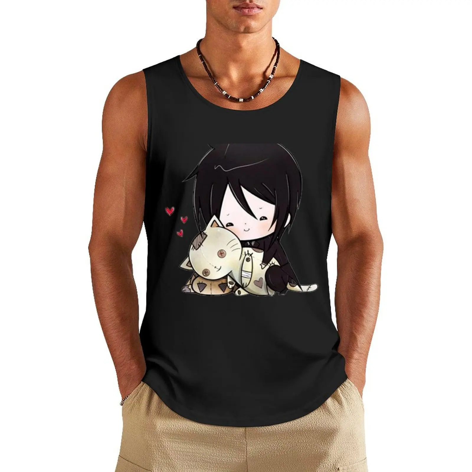 

Sebastian - Black Butler Tank Top men clothes gym for men summer clothes man 2025 sports vest