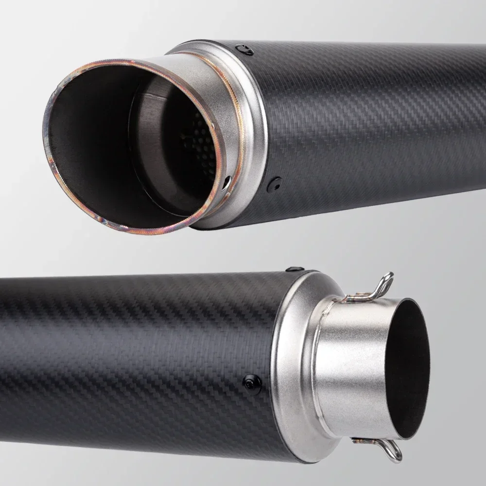 

GP Moto Racing Exhaust Muffler Titanium/Stainless Steel Carbon Tube 60mm/51mmSina Tech