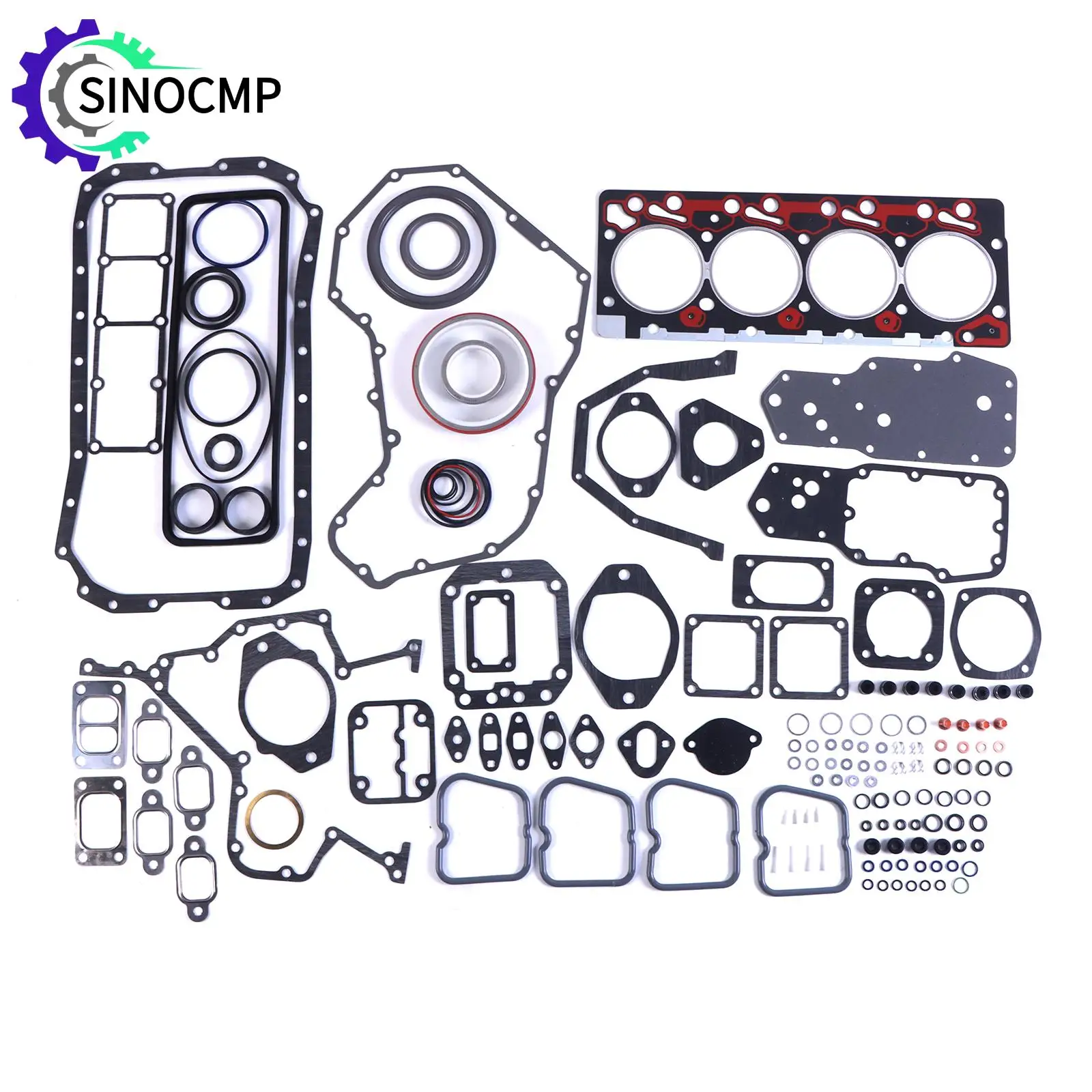 

Комплект прокладок для ремонта двигателя Cummins 3.9L 4-цилиндровый 4B 4BT 4BTA S4D102 Hyundai R130-5 R140-7 экскаватор 3283333 3804896 3921393