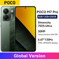 POCO M7 Pro 5G Global Version Dimensity 7025-Ultra 120Hz FHD+ Eye-care AMOLED Display 5110mAh Battery NFC