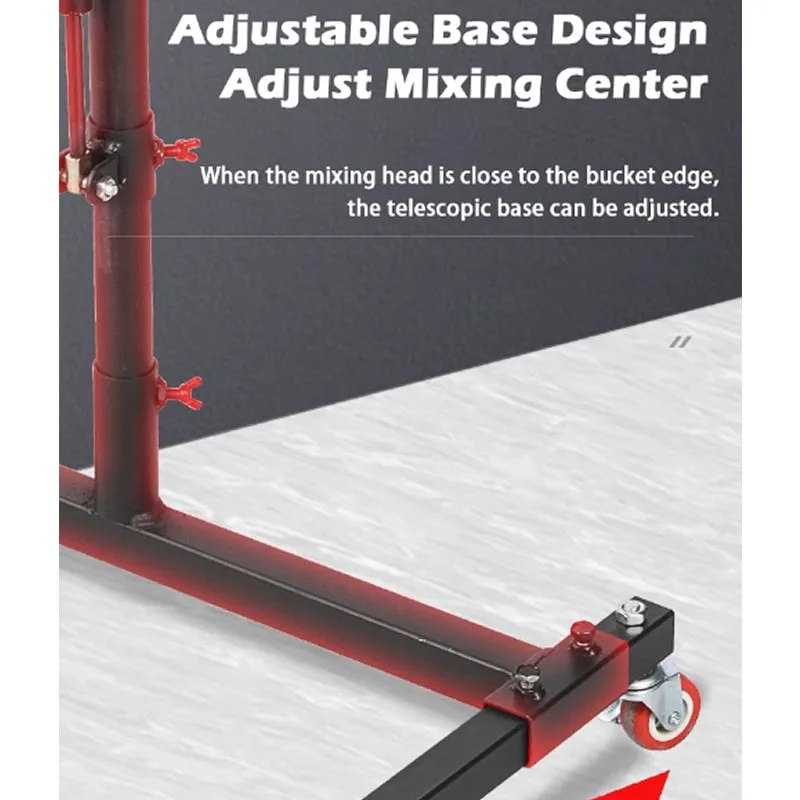 

High Power Mixer Hydraulic Fixed Bracket Universal Stabilizing Stand for Cement Paint Putty Powder Rhinestone Material Mixing