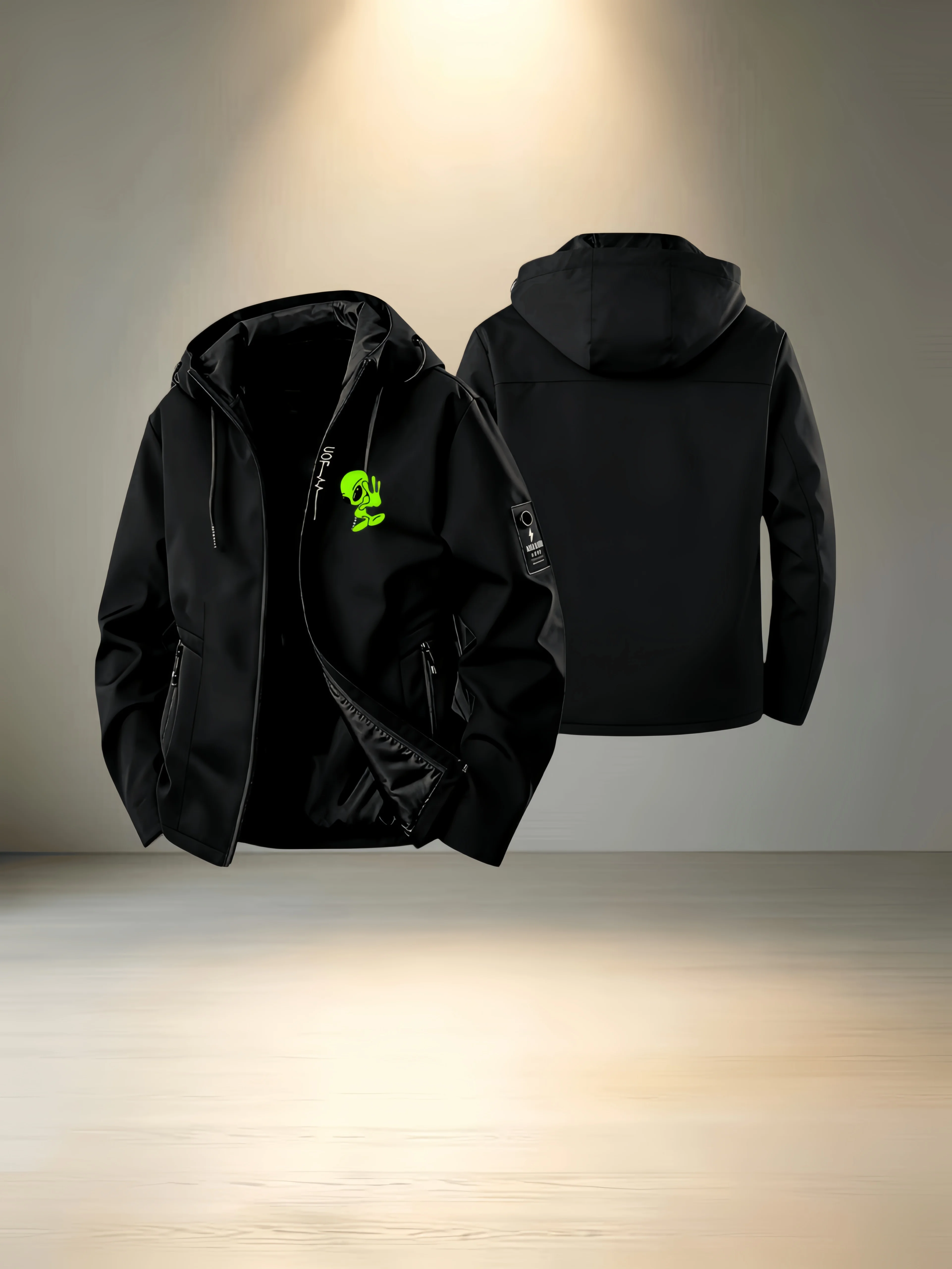 Men's sport coat, spring and autumn outdoor hiking and trekking jacket, lightweight style, hand-sewn, durable material