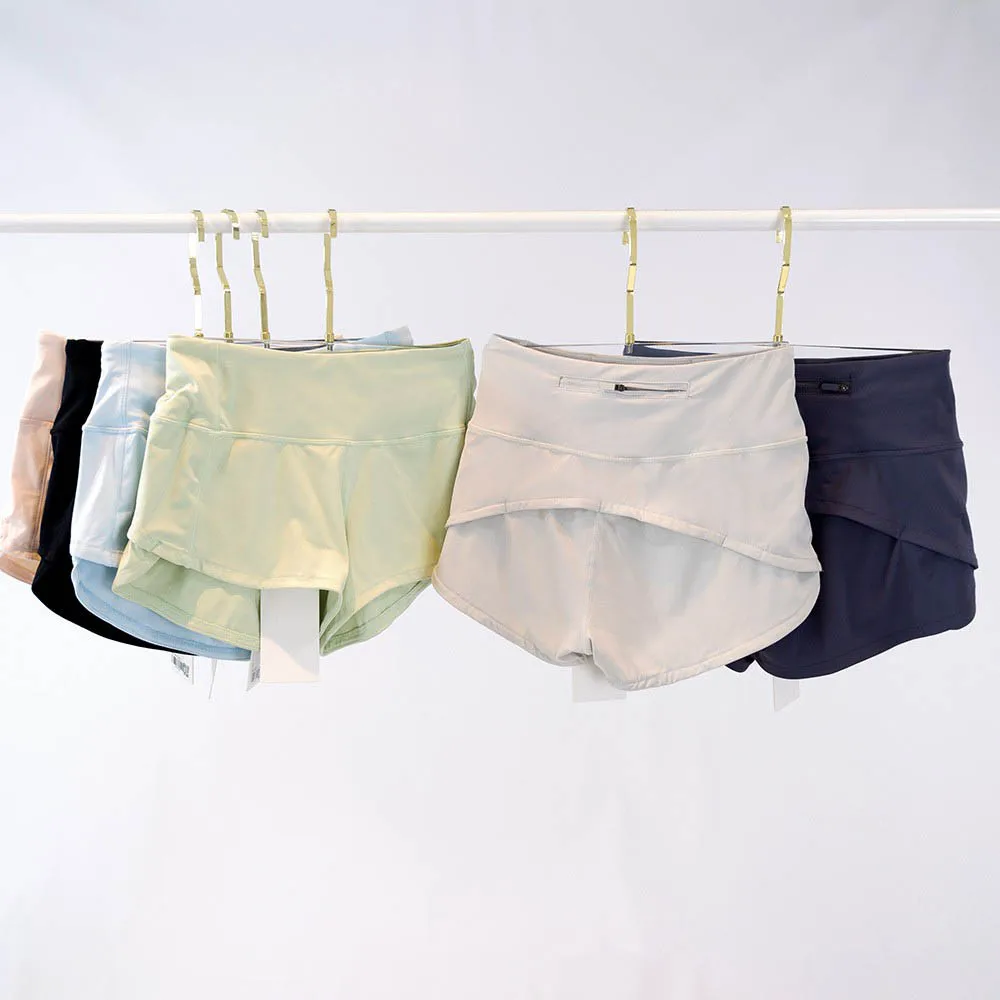 Women's Ice Silk Cool Shorts 2.5inch Sports Shorts Youthful Age-Reducing Loose Cycling Sports Loose Shorts