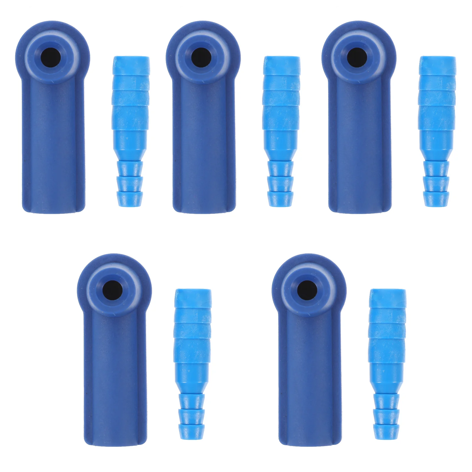 

5 Pcs Suction Pipe Joint Brake Oil Replacement Car Tool Fluid Bleeder Connector Air Drain Exchange Parts Abs Quick Flush