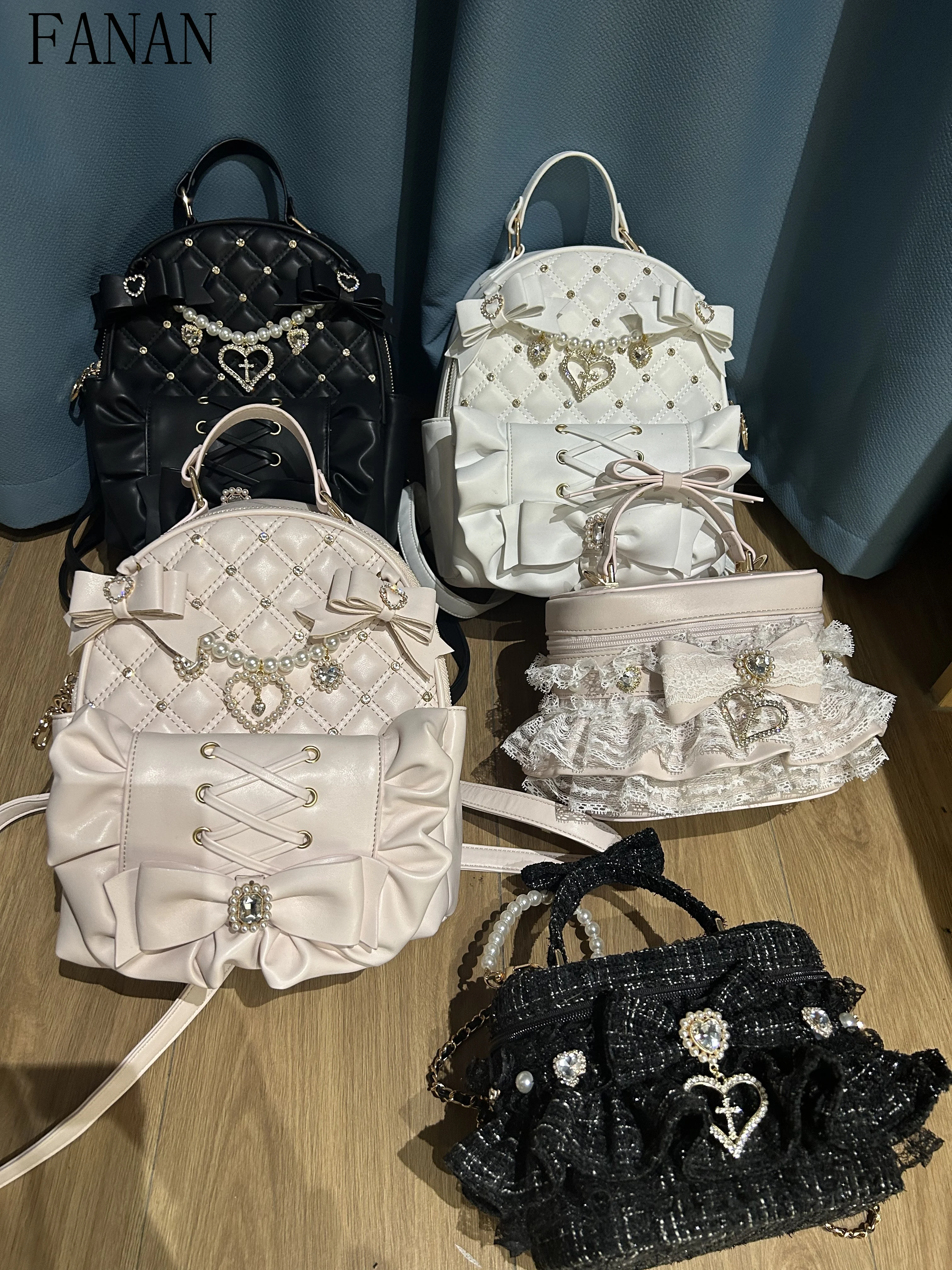 

Girls Backpacks Japanese Style Series Mass-produced Sweet 2026 New Lolita Bags for Women Casual Fashion Backpack Crossbody Bag