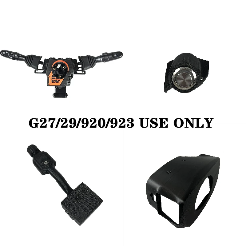 Simracing Steering Wheel for PC Turn Signal Light Wiper Switch Adapter for Thrustmaster T300RS/GT for Logitech G29 G27 G920 G923