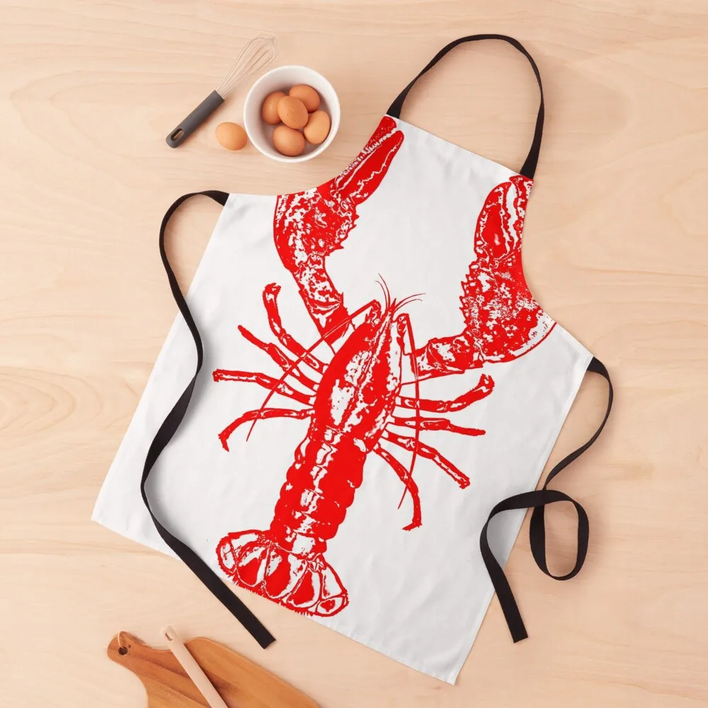 Rock Lobster Apron japanese style Hairdressing For Kitchen esthetician Apron