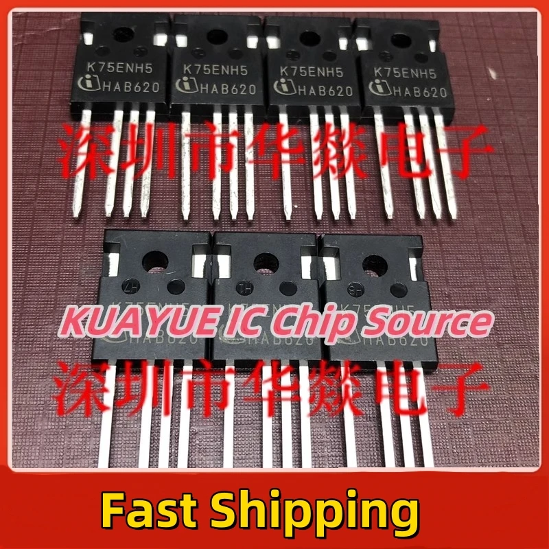 10PCS-30PCS/ K75EEH5 IKW75N65EH5   TO-247  600V  75A  Fast Shipping Quality Guarantee