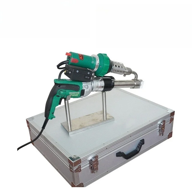 Heating extrusion plastic welding, digital temperature control geomembrane welding machine