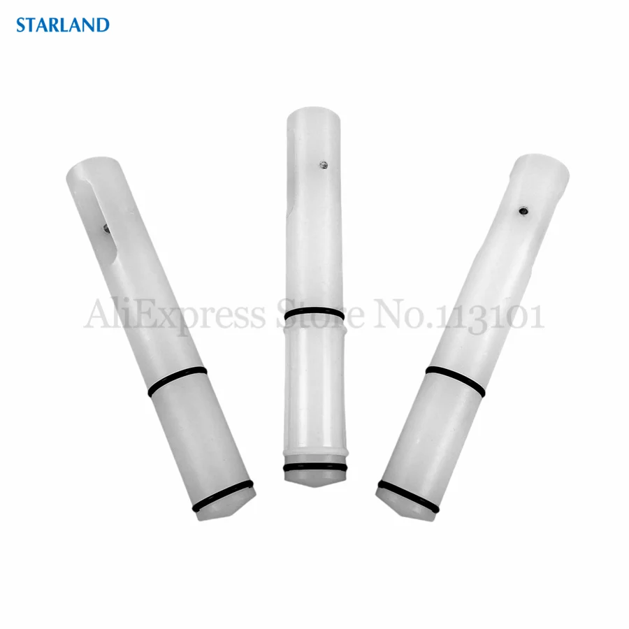 3 In 1 Valve Rod Spare Parts With Seal Rings Replacement Of Soft Serve Ice Cream Machines 2 Side Rods + 1 Middle Rod