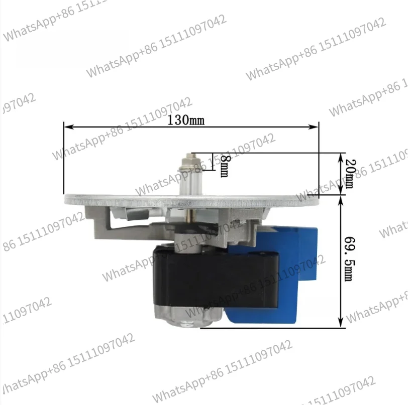High Temperature Smoke Exhaust Induced Draft YJF-6125 220V 42W Fan Motor For Pellet Furnace Wood Burning Biomass Oven