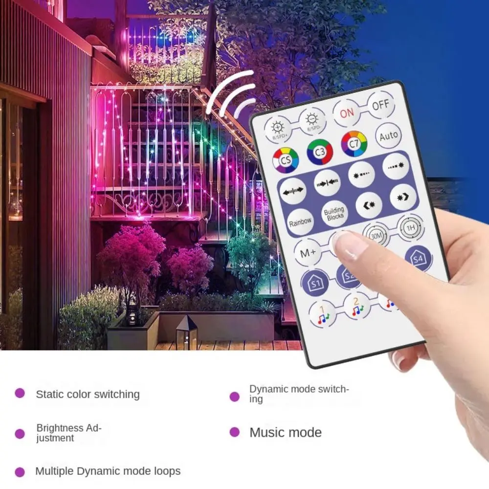 Pilot do muzyki Led 5V adresowalny jest dostarczany z kontrolerem aplikacji Bluetooth pickup MIC Mini regulator światło RGB jasności