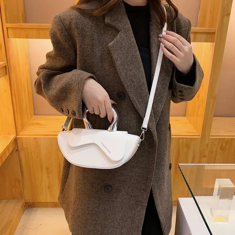 

Минималистичная повседневная сумка через плечо - женская высококачественная свежая милая сумка подмышками на плечо