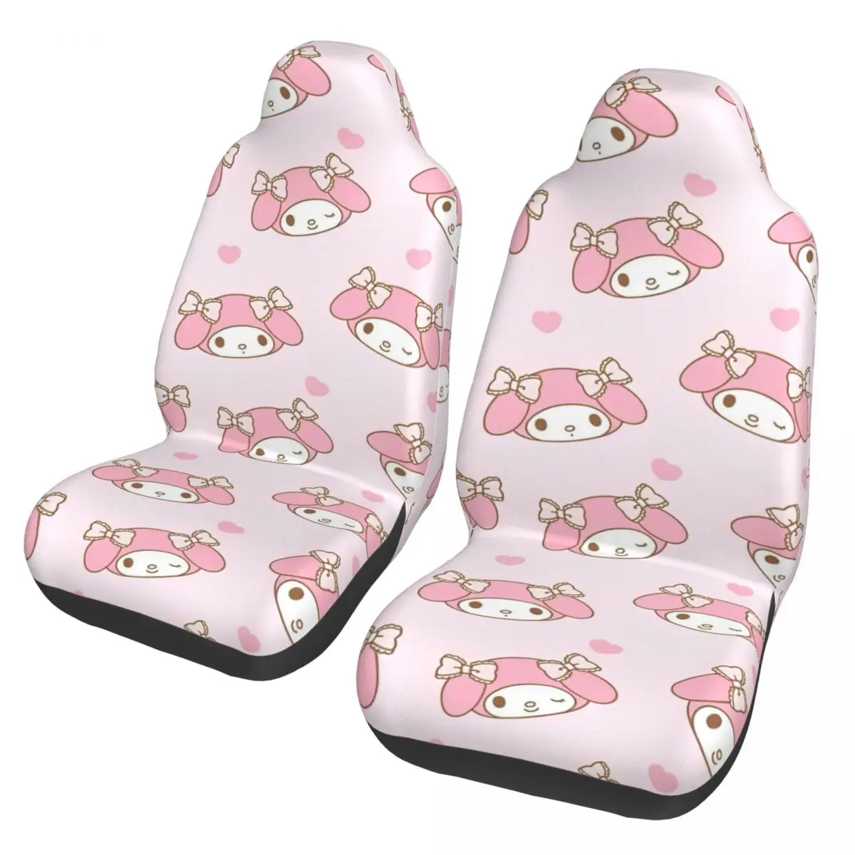 Kawaii My Melody Universal Car Seat Cover Auto Interior Suitable For All Kinds Models Anime Seat Covers Polyester Hunting