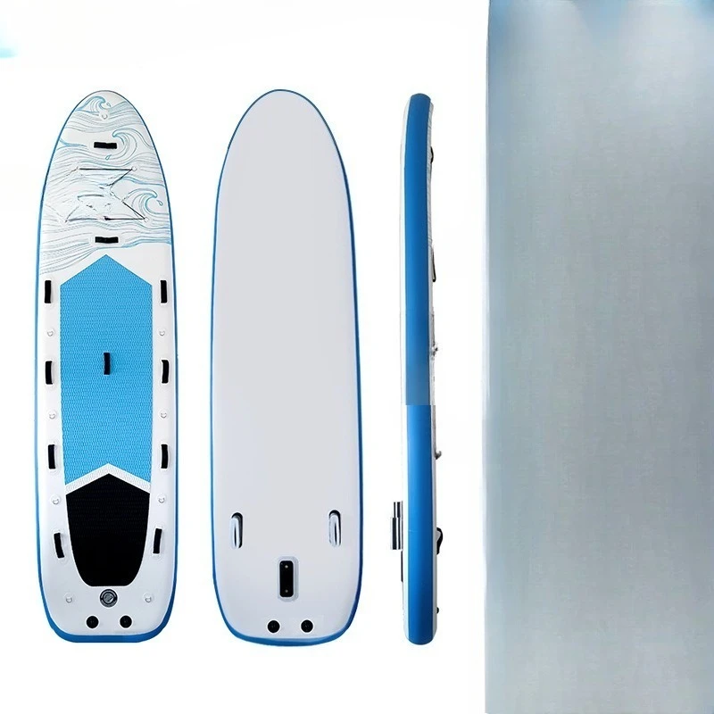 

Inflatable upright widened paddle board non-slip kayak outdoor rescue board beach