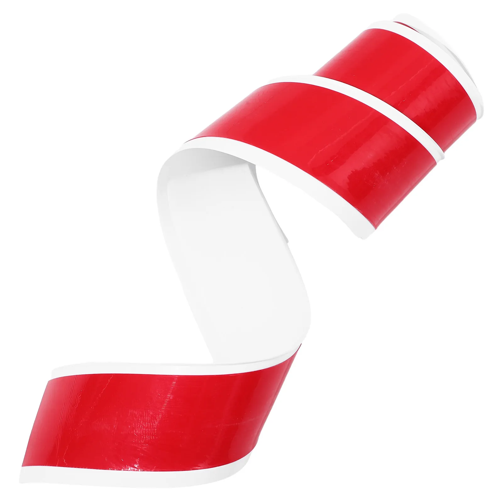 1 Roll Self-Adhesive PVC Skirting Board Sticker Flexible Baseboard Trim for TV Wall Bedroom Kitchen Bathroom Decor Easy Install