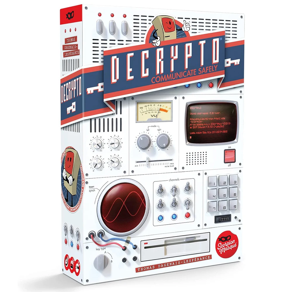 Scorpion Masqué Decrypto Deduction Party Game 3 to 8 Players 15 Minutes Board Game