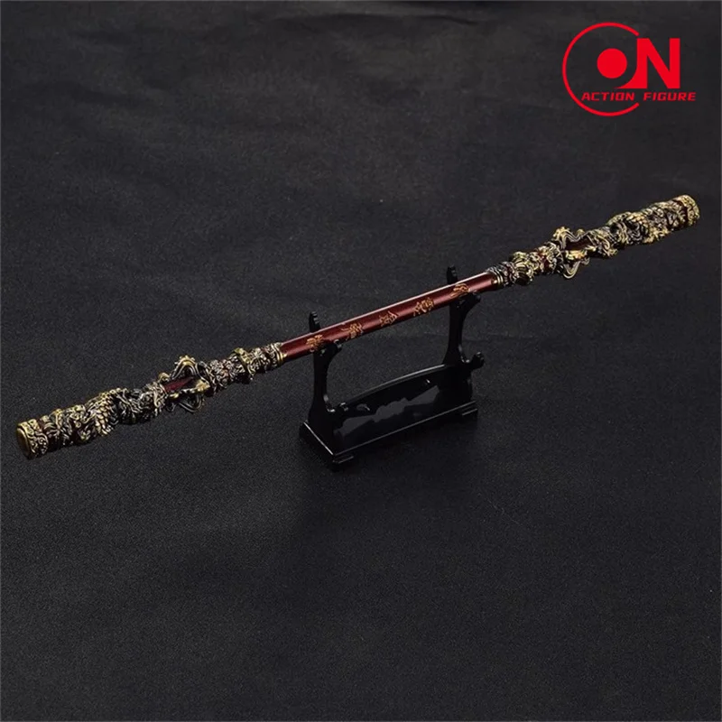 1/6 Scale Monkey King Bar Model Sun 30cm/22cm Alloy Wukong Weapon Scene Props Fit 12'' Male Soldier Action Figure Body Dolls