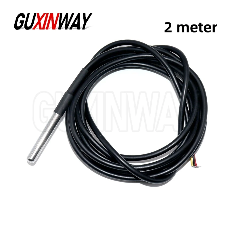 1Meter 2meters 3meters 5meters DS18B20 Stainless Steel Package Waterproof 18b20 Cable Probe Temperature Sensor
