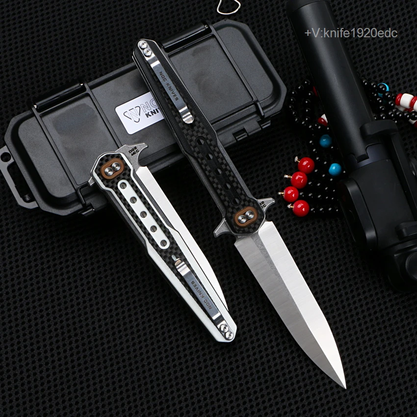 Kanedeiia NOC DG12 Folding Knife 440C Blade G10 Handle Tactical Camping Cutter Pocket Outdoor Fishing Survival EDC Tools