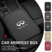Car Armrest Box Center Console Arm Rest Protector Storage For Infiniti QX50 QX30 QX60 G25 JX35 FX35 FX37 FX50 EX35 EX25