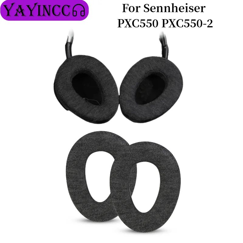 

Replacement Skin friendly cotton fabric EarPads Cushion Cover Earpads For Sennheiser PXC550 PXC550-2 Headset Comfortable to wear