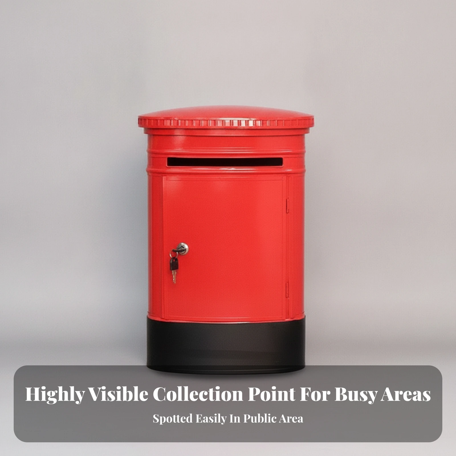 Wall-Mounted Mailbox Secure Mailbox with Lock and Key Drop Box Sturdy Hardware Coated for Office, Lobby