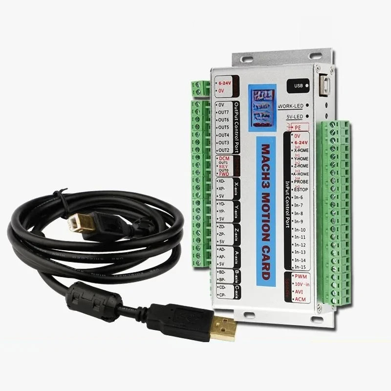 Mach3 System USB Interface Engraving Machine CNC Motion Control Card 3/4/6 Axis Controller