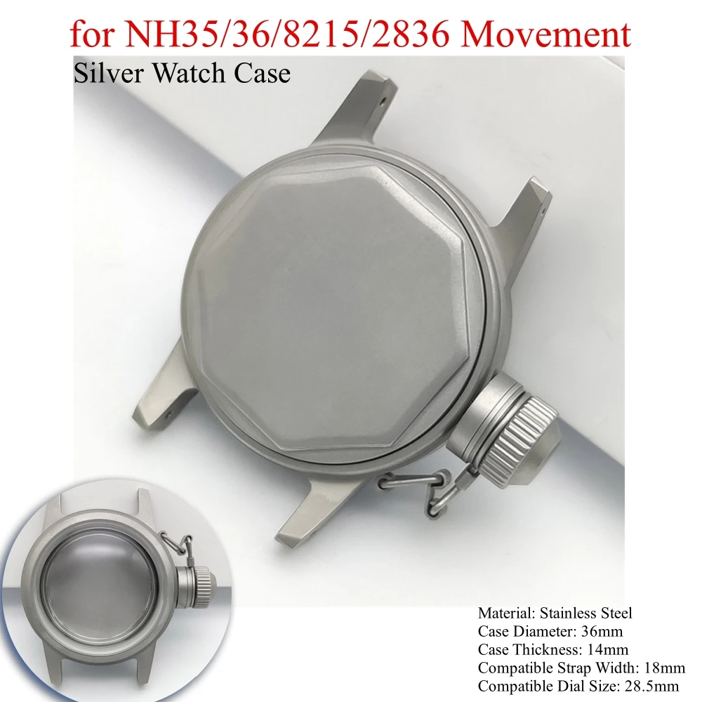 boitier-de-montre-en-argent-de-36-mm-pour-mouvements-nh35-nh36-nh72-nh34-cristal-saphir-finition-sablee-accessoires-pour-boitier-de-montre