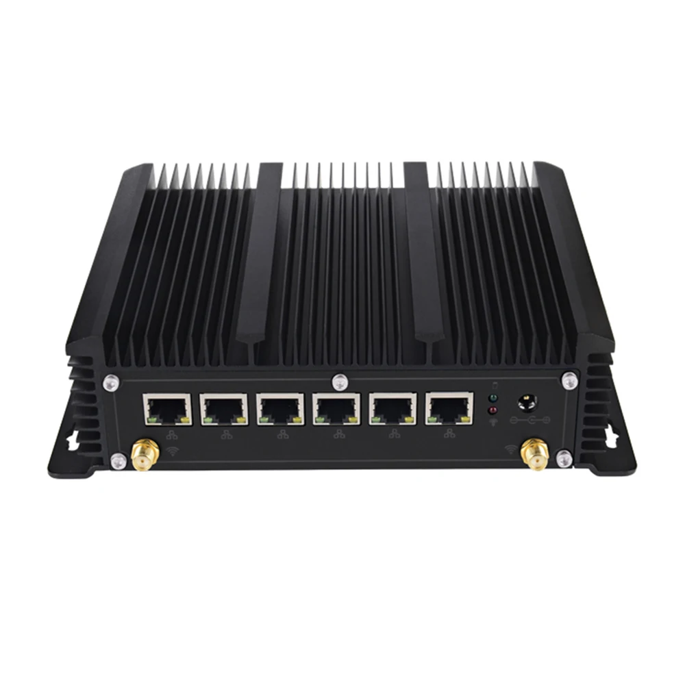 HUNSN Micro Firewall Appliance,ARC02,Router PC,Intel Core I5 8265U/8365U I5 10210U I7 10510U,6x2.5GbE I225-V,COM,SIM Slot