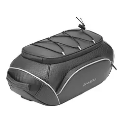 Bike Rear Seat Bag 10L Waterproof Bicycle Pack Bag With Reflective Strip MTB Road Bike Cargo Rack Bag For Cycling Bike Accessory